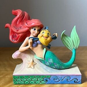 Disney and Jim Shore ‘fun and friends’ figurine with Ariel and Flounder